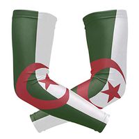 Anyangquji Algerian Flag Arm Sleeve Protectiv for Man Elbow Brace for Arthritis (1 Pair)