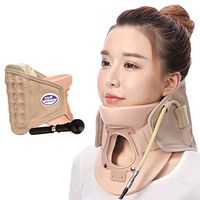 ZFAZF Cervical Neck Traction Device, Posture Corrector, with Pump Inflatable & Adjustable Pain Relief Physical Therapy for Men or Women