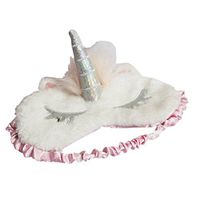 Song Qing Lovely Unicorn Horn Happy Travel Sleeping Eye Mask Cover Blindfold for Sleep