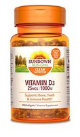 Sundown Vitamin D3 1000 IU, 200 Softgels