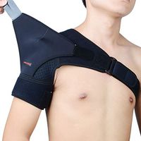 JM-Y Shoulder Brace for Men with Rotator Cuff Support and Adjustable Compression Sleeve Tendonitis and Fracture - Shoulder Compression Sleeve with Pressure Pad,Left