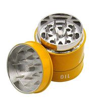Edited 3 Layers Zinc Alloy Spice Herb Tobacco Grinder Smoking Kitchen Tools Tobacco Pipes