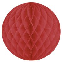 5" Burgundy Honeycomb Ball