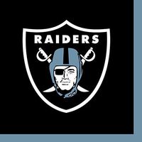 Creative Converting 16 Count Oakland Raiders Beverage Napkins - 659523