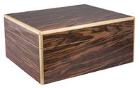 Savoy Small Black Calabash Humidor - (25 Cigars)