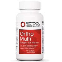 Protocol For Life Balance - Ortho Multi Softgels for Women - with Evening Primrose Oil, Cranberry, Green Tea and TRAACS Minerals, Easier to Swallow and Absorb - 90 Softgels