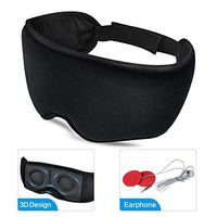 Sleep headphones,Eye Mask with HD Audio Speaker 3D Contoured Sleeping Mask superior for Insomnia, Side Sleeper, Nap, ASMR, Air Travel, Meditation, Relaxation
