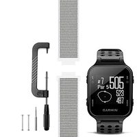 C2D JOY Compatible with Garmin Approach S20 Watch Band Replacement (Pins and Custom Pin Removal Tool) Sport Mesh Strap for Golf Watchband - 13#, M