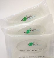 Eco Towel 100% Terry Cloth Pre-Moistened Towlette 1,000pcs