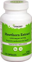 Vitacost Standardized Hawthorn Extract - 1000 mg per Serving - 120 Capsules