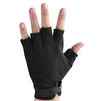CML Home Sports Gloves Half Finger Sports Gloves Bicycle Mountain Bike Summer Breathable Sunscreen Short Finger Gloves Outdoor Sports Fitness Equipment Black (Pair)