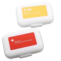 Dapeng 2 Pack of Outdoor Waterproof Portable Pill Box Medicine Storage Organizer Container Case