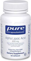 Pure Encapsulations - Alpha Lipoic Acid 200 mg - Hypoallergenic Water- and Lipid-Soluble Antioxidant Supplement - 60 Capsules
