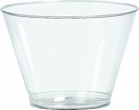 Amscan Plastic Tumblers, 5-Ounce, Clear, 88 Per Package (2 Pack)