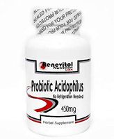 Probiotic Acidophilus (No Refrigeration Needed) 450mg 200 Capsules ~ Renevitol