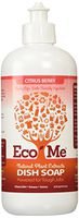 Eco Me Natural Environmentally Friendly Sudsing Liquid Dish Soap, Healthy Citrus Berry Scent, 16 Ounces
