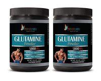 Post Workout Vitamins - GLUTAMINE 5000MG Powder - Improves Endurance - l-glutamine for Digestion - 2 Cans 600 Grams