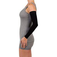 Juzo Dynamic Arm Sleeve 20-30 mmHg with Silicone Border (II, Black)
