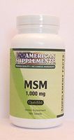 MSM 1000 MG American Supplements 180 Tabs