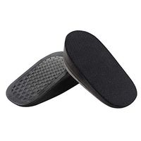 Height Increase Insole - Gel Heel Lift Inserts, Shoe Lifts Insoles for Men and Women (Black, 1.0")