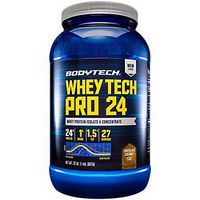 Whey Tech Pro 24 Protein Powder Whey Protein Isolate Concentrate Chocolate Coconut 2 Pound (27 Servings)