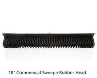 Sweepa Rubber Broom. Various Poles and Head Sizes Available. Dutch Rubber Broom, with Squeegee. Bonus Cleaning Cloth with Every Purchase. (Commercial Head w/59" Pole)