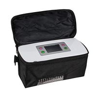 zinnor Portable Insulin Travel Cooler with Digital LCD Mini Adjustable Temperature Refrigerated Case for Drug Reefer Insulin Carrying Box Mini Car Refrigerator