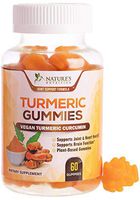 Turmeric Curcumin Gummies with Black Pepper, Extra Strength Absorbtion Chewable Vitamins Gummy, Best Vegan Joint Support Turmeric Pills - Joint Comfort for Men & Women - 60 Gummies