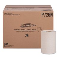 Marcal P726N 600 ft. 100 Percent Recycled Hardwound Roll Paper Towels - 12 Count