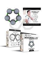 PRIMEKINETIX Foam Trigger Point Massage Balls by MyoBalls | Tennis and Golf Elbow, Forearm Release, Trigger Point Therapy, Knee Relief - Comfort 5