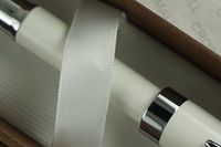 Cross Classic Aventura Special Edition Pearlescent White and Polished Appointments Medium Stainless Steel Nib Fountain Pen