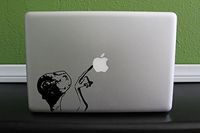 Et, Extra-terrestrial, Alien, Elliot, Steven Spielberg, Macbook Decal Sticker Skin Laptop 5" High X 5.5" Wide