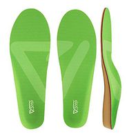 Orthotic Shoe Insoles with Arch Support, Shock-Absorbing Cushioning Inserts for Plantar Fasciitis, Flat Feet, Foot Pain Relief, for Women and Men, M