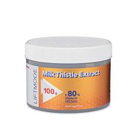 LiftMode Milk Thistle Extract Powder Supplement - Promotes Healthy Liver, Skin, Circulatory System, Natural Fat Burner | Vegetarian, Vegan, Non-GMO, Gluten Free - 100 Grams (400 Servings)