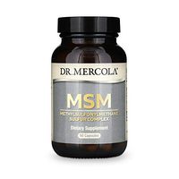 Dr. Mercola, MSM Methylsulfonylmethane Sulfur Complex Dietary Supplement, 30 Servings (60 Capsules), Non GMO, Soy Free, Gluten Free