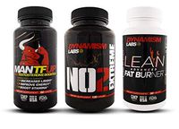 Beast Mode Power Bundle - Test Booster, Nitric Oxide, Lean Advanced Fat Burner | 60 Capsules Each