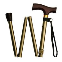Switch Stick/Walking Sticks/Crutches/ Walking Sticks Aluminum Alloy Crutches Old Man Walker Olive Retractable/Foldable / Non-Slip Walking Stick