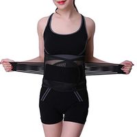 Back Brace Lower Back Pain Relief Lumbar Support with Elastic Straps Breathable Mesh Back Support Belt for Men and Women (S)