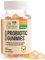Probiotic Gummies Extra Strength Digestive Gummy 1 Billion CFU - Natural Gut Health Supplement - Best Gas & Bloating Aid, Digestion Support for Men and Women - 60 Gummies