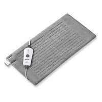 Beurer XL Ultra-Soft Heating Pad, Fast-Heating, for Neck, Elbow, Knee, Shoulder, Cramps and Back Pain Relief, 4 Temperature Settings, Machine Washable, Auto Shut-Off, Overheat Protection, HK26