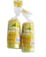 Scented 4 Gallon Garbage Bags - Small Wastebasket Bags - 2 Packs of 50 Bags (Lemon)