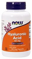 NOW® Hyaluronic Acid with MSM, 50 mg, 120 Veg Caps