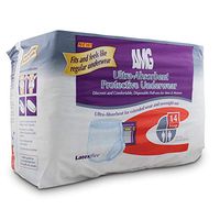 Amg Ultra-Absorbent Incontinence Underwear for Men and Women, X-Large, 14 Count