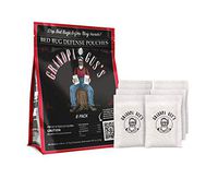 Grandpa Gus's Bed Bug Defense Pouches; Special Oil Blend with Light & Clean Scent, Plant-Based Oil Ingredients, Safe to Use Indoor, at Home, Close Cabin, Closets & Bedroom, 8 Pouches (Total 0.56 Oz)