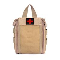 GPFDM First Aid Kits,Tactical Medical Kit Pull Away Pouch, Tactical Medical First Aid Kit Utility Pouch,B