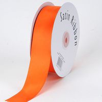 BBCrafts Torrid Orange Satin Ribbon Single Face 3/8 inch 100 Yards