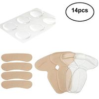High Heel Pads (14 pcs) High Heel Inserts for Women, Heel Grips, Shoe Cushion Inserts Women, Heel Snugs, Shoe Pads for Women & Men - Blister Prevention Improve Shoes Too Big