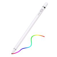 Drawing Stylus Pens Professional 1.4mm Fine Tip Stylus Pen with Rubber Tips for iPad Pro/Air/Mini Handwriting Stylus Pen (White)