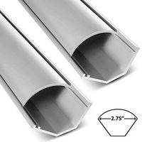 Electriduct Large Corner Duct Cable Raceway (1250 Series) - 5 Feet - Beige - 2 Sticks