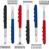 Back Scratcher - 8"-22 Inch Extendable Telescoping Backscratcher, Handheld Portable Massager, Easily Reach, Scratch and Itch Your Back by Bedwina - (Pack of 6)